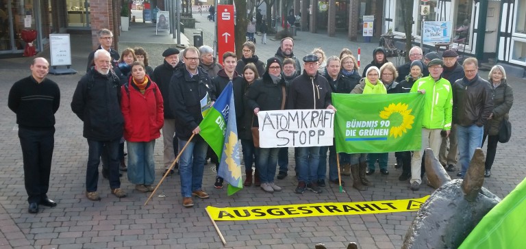 Mahnwache zur Reaktorkatastrophe von Fukushima
