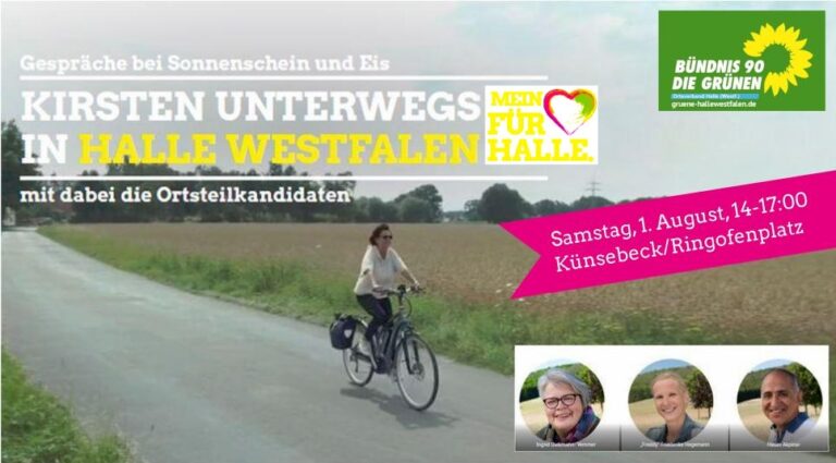 Kirsten Wittes Tour durch die Haller Ortsteile – Sei dabei!