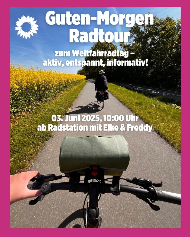 Guten-Morgen Radtour zum Weltfahrradtag – aktiv, entspannt, informativ!