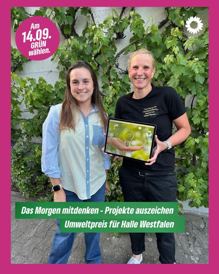 Zum Tag der Umwelt: Grüne beantragen Umweltpreis für Halle
