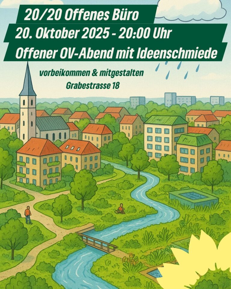20/20 Offener OV-Abend20/20: Offenes Büro der Haller Grünen am 20. Oktober20/20 Offener OV-Abend