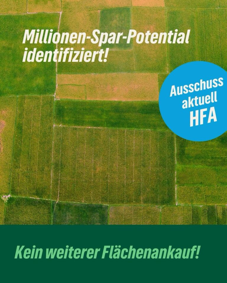 Unser Antrag: Streichung der Ansätze für weiteren Grunderwerb